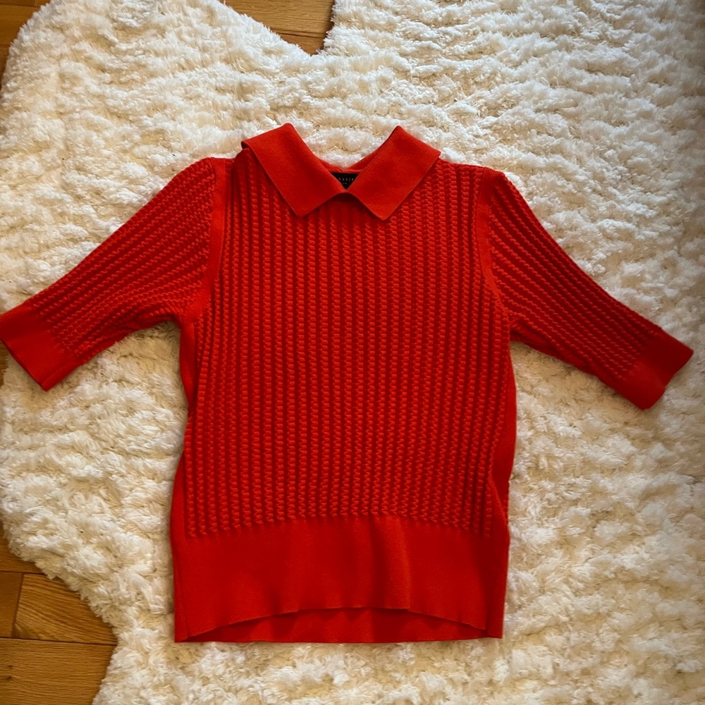 Ted Baker Vibrant Orange Knit Top